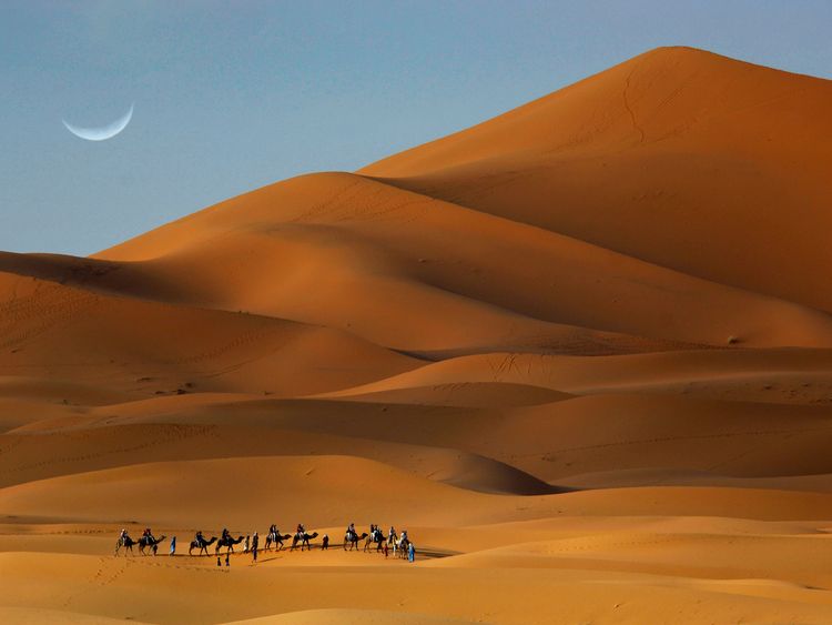 Produktbild: CALVENDO Puzzle Erg Chebbi, Merzouga, Morocco 1000 Teile Lege-Gr&ouml;&szlig;e 64 x 48 cm Foto-Puzzle Bild von Christian Heeb