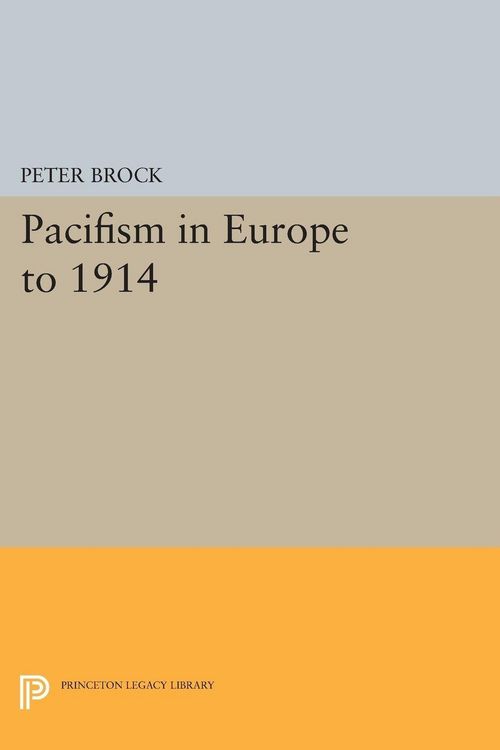 Produktbild: Pacifism in Europe to 1914