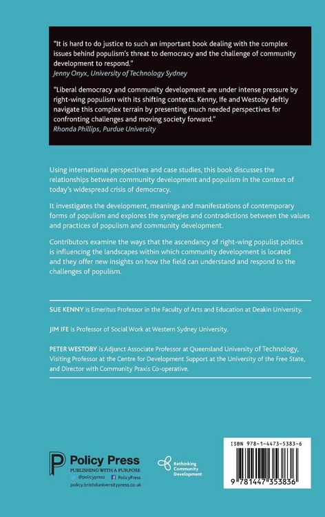 Produktbild: Populism, Democracy and Community Development