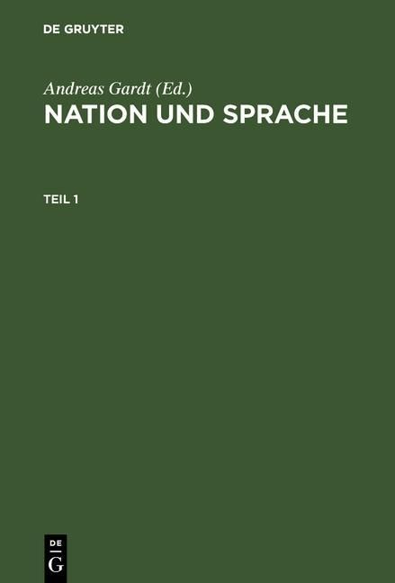 Produktbild: Nation und Sprache