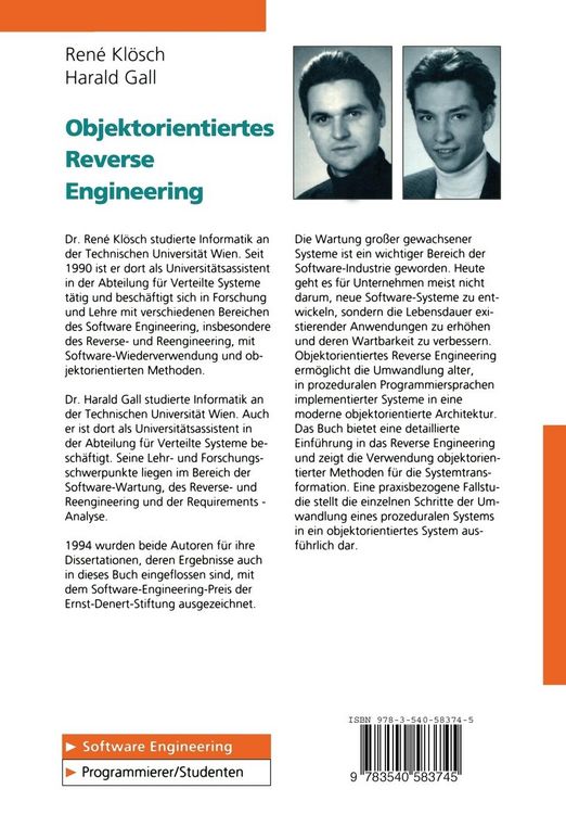 Produktbild: Objektorientiertes Reverse Engineering
