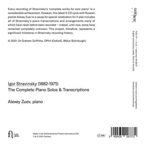 Produktbild: Die Werke f&uuml;r Klavier solo & Transkriptionen