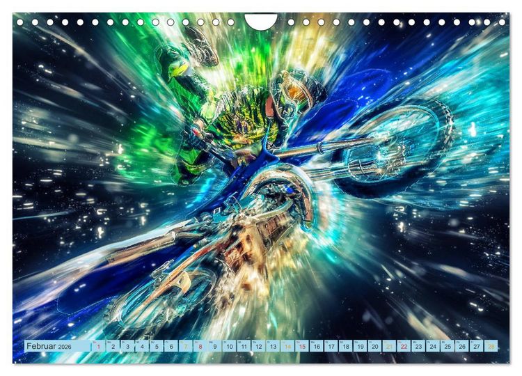 Produktbild: Motocross - extrem cool (Wandkalender 2026 DIN A4 quer), CALVENDO Monatskalender