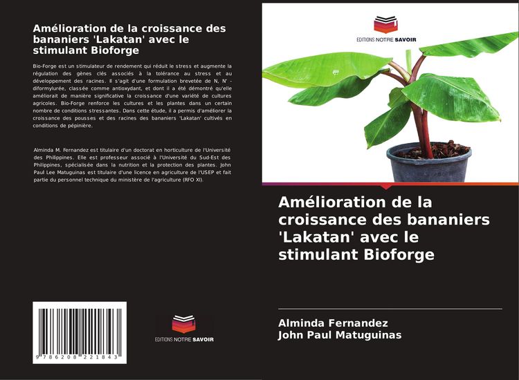 Produktbild: Am&eacute;lioration de la croissance des bananiers 'Lakatan' avec le stimulant Bioforge