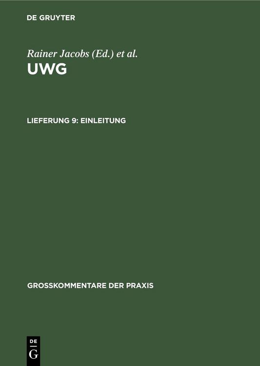 Produktbild: Einleitung