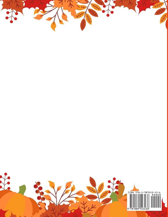 Produktbild: Thanksgiving Activity Book For Kids
