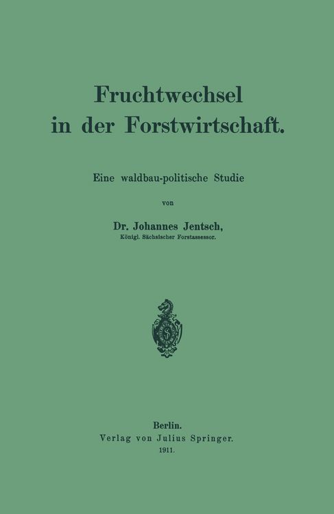 Produktbild: Fruchtwechsel in der Forstwirtschaft