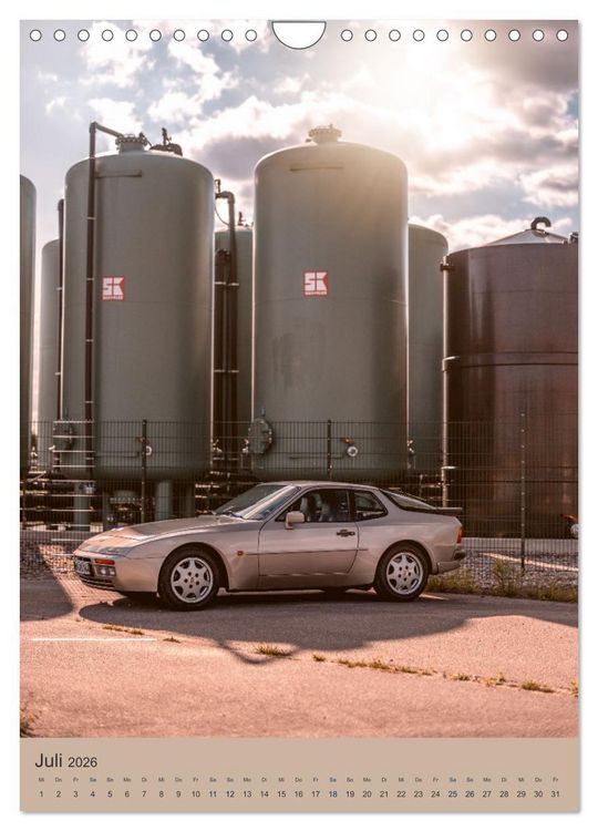 Produktbild: Porsche 944 - Fine Art (Wandkalender 2026 DIN A4 hoch), CALVENDO Monatskalender