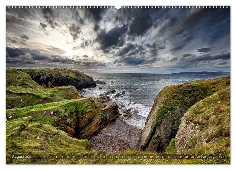 Produktbild: Irland - Zauberhafte Insel in gr&uuml;n (hochwertiger Premium Wandkalender 2026 DIN A2 quer), Kunstdruck in Hochglanz