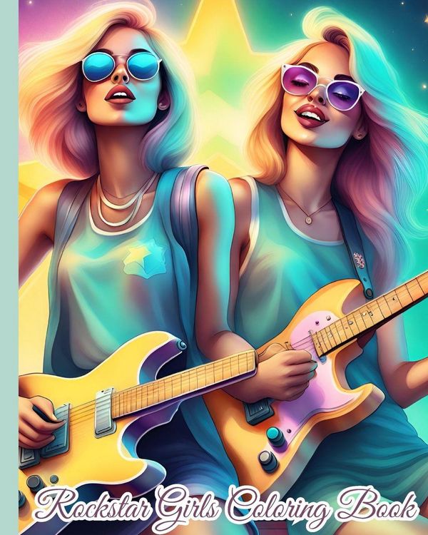 Produktbild: Rockstar Girls Coloring Book