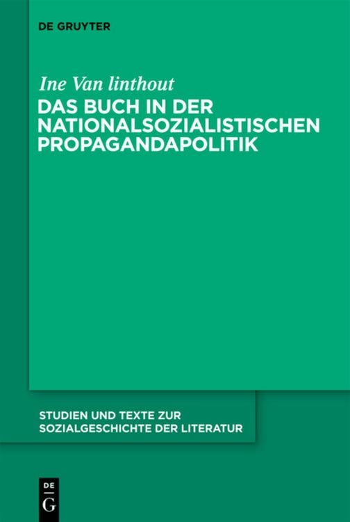 Produktbild: Das Buch in der nationalsozialistischen Propagandapolitik