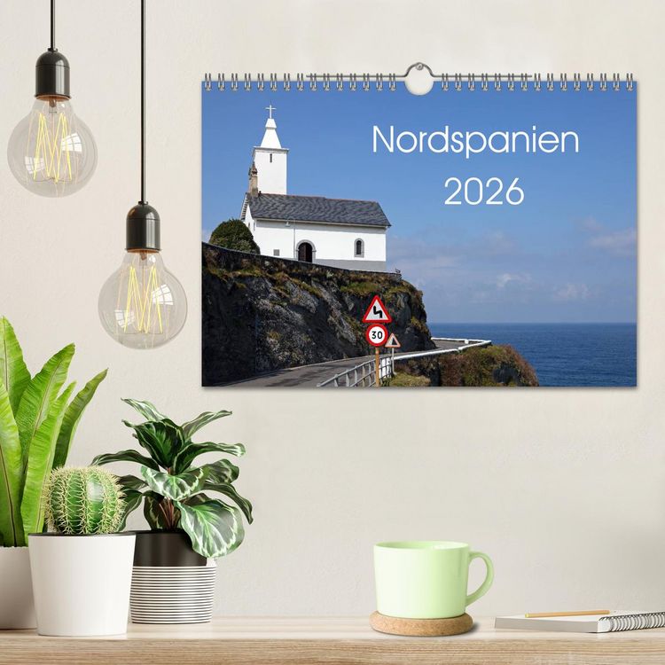 Produktbild: Nordspanien (Wandkalender 2026 DIN A4 quer), CALVENDO Monatskalender