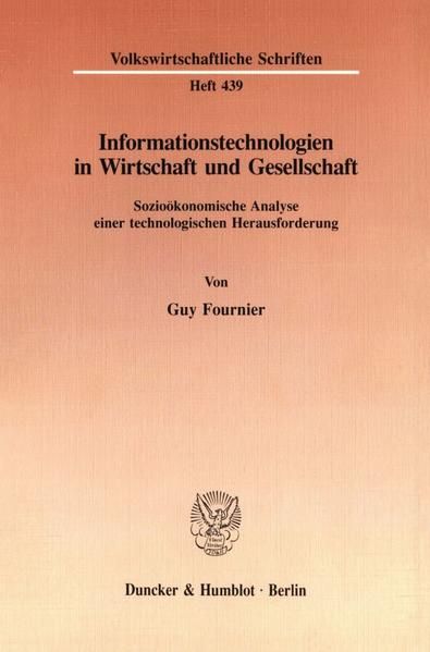 Produktbild: Informationstechnologien in Wirtschaft und Gesellschaft.