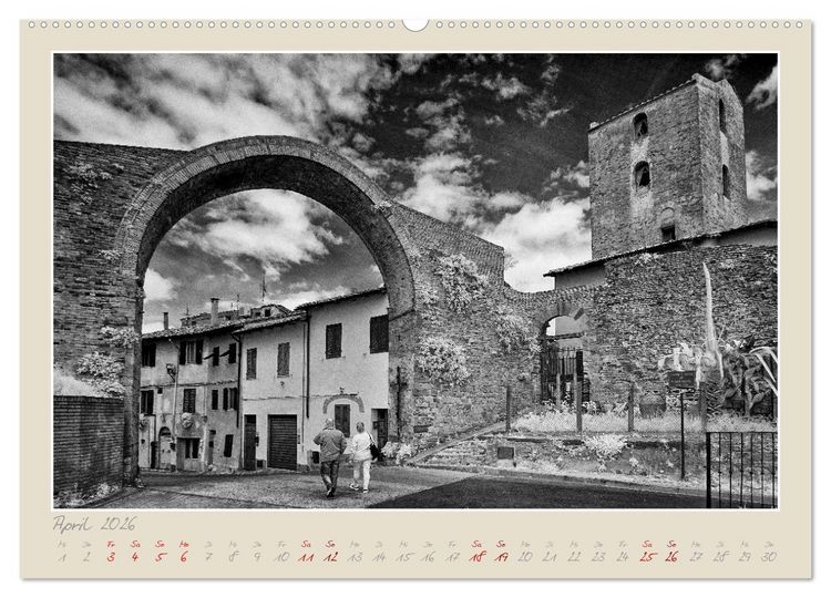 Produktbild: Toskana - Pisa und seine Umgebung (hochwertiger Premium Wandkalender 2026 DIN A2 quer), Kunstdruck in Hochglanz