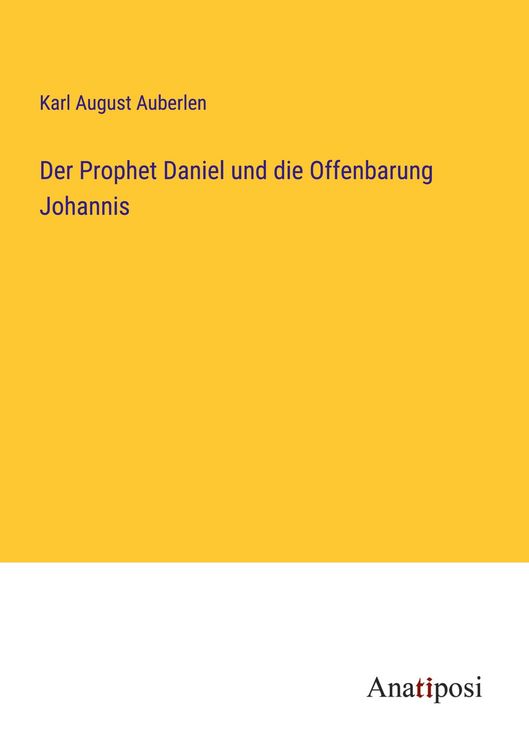 Produktbild: Der Prophet Daniel und die Offenbarung Johannis