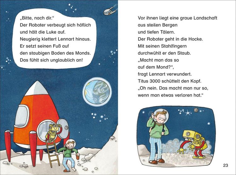 Produktbild: Duden Leseprofi – Lennart, Titus und die Reise zum Mars, 2. Klasse