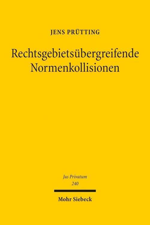 Produktbild: Rechtsgebiets&uuml;bergreifende Normenkollisionen
