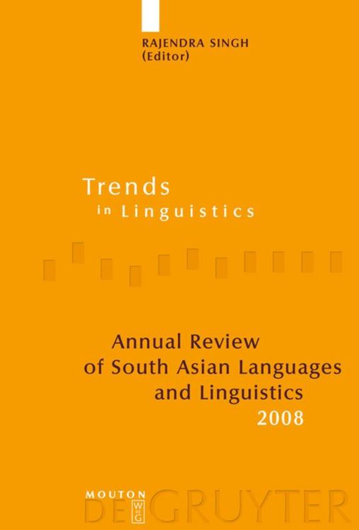 Produktbild: Annual Review of South Asian Languages and Linguistics