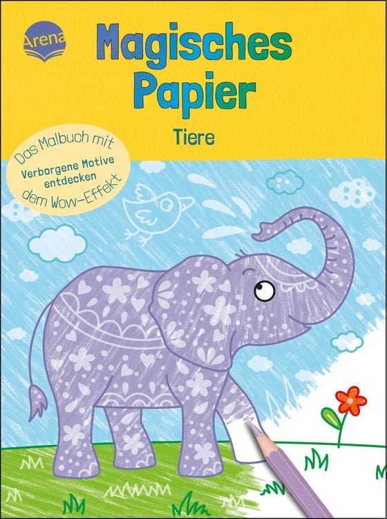 Produktbild: Magisches Papier &ndash; Das Malbuch mit dem Wow-Effekt. Tiere