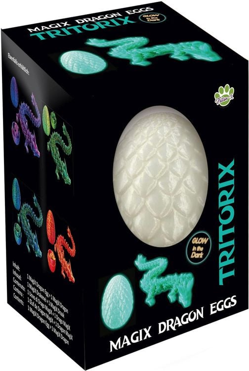 Produktbild: XL Glow in the Dark MagiX Dragon Egg TRITORAX 13cm