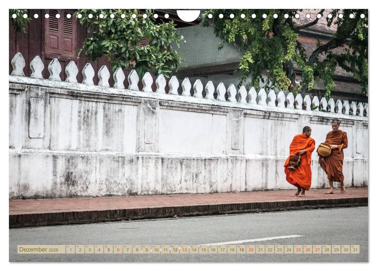 Produktbild: Laos - eine Bildreise (Wandkalender 2026 DIN A4 quer), CALVENDO Monatskalender