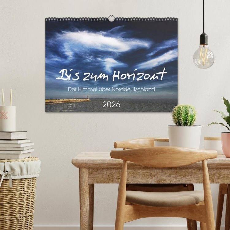 Produktbild: Bis zum Horizont. Der Himmel &uuml;ber Norddeutschland. (Wandkalender 2026 DIN A3 quer), CALVENDO Monatskalender