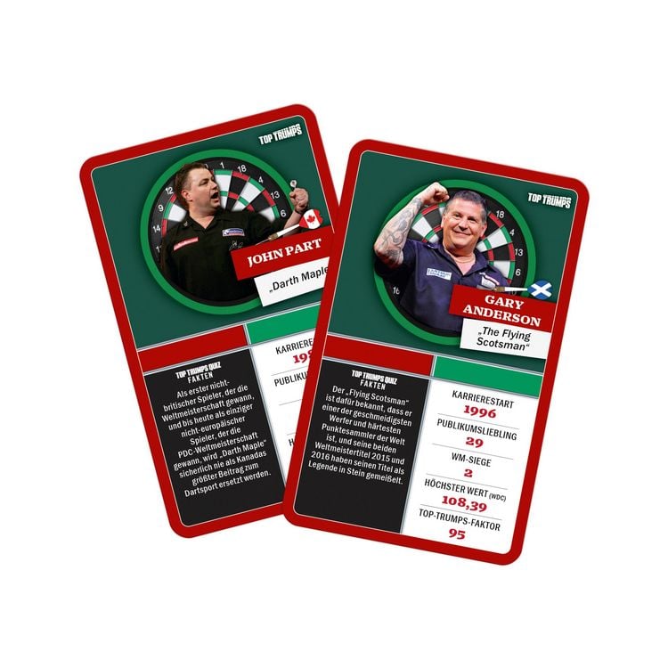 Produktbild: Top Trumps Geschenkset Darts (inkl. Dartpfeile)