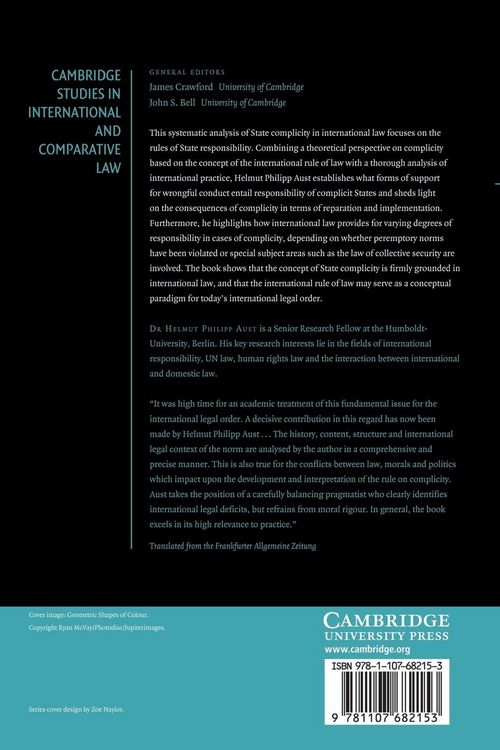 Produktbild: Complicity and the Law of State Responsibility