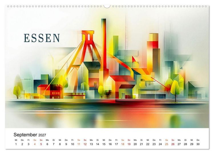 Produktbild: Deutschland St&auml;dte - Premium Edition (hochwertiger Premium Wandkalender 2027 DIN A2 quer), Kunstdruck in Hochglanz