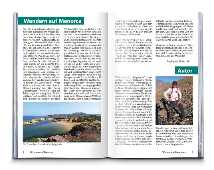 Produktbild: KOMPASS Wanderf&uuml;hrer Menorca, 45 Touren mit Extra-Tourenkarte