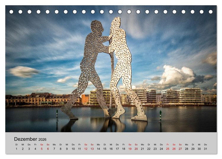 Produktbild: Ein Spaziergang durch Berlin (Tischkalender 2026 DIN A5 quer), CALVENDO Monatskalender