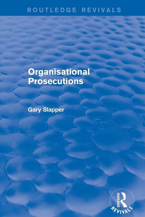 Produktbild: Organisational Prosecutions