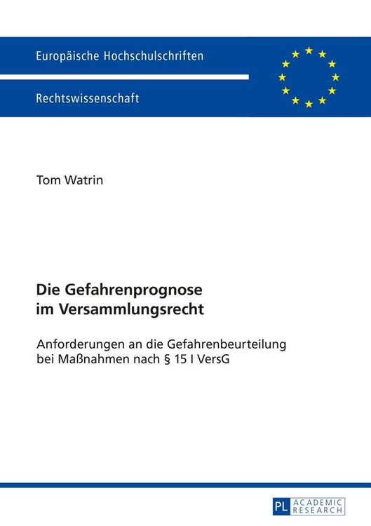 Produktbild: Die Gefahrenprognose im Versammlungsrecht