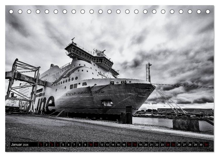 Produktbild: Ein Blick auf Kiel (Tischkalender 2026 DIN A5 quer), CALVENDO Monatskalender