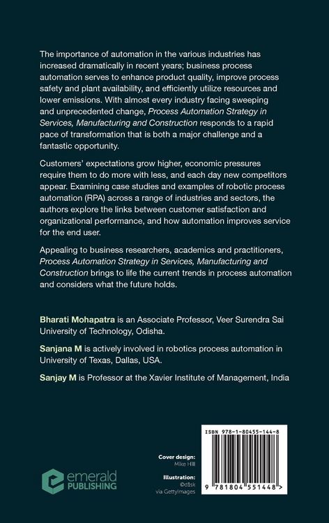 Produktbild: Process Automation Strategy in Services, Manufacturing and Construction