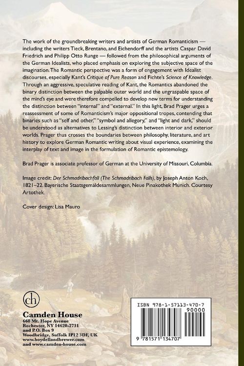Produktbild: Aesthetic Vision and German Romanticism