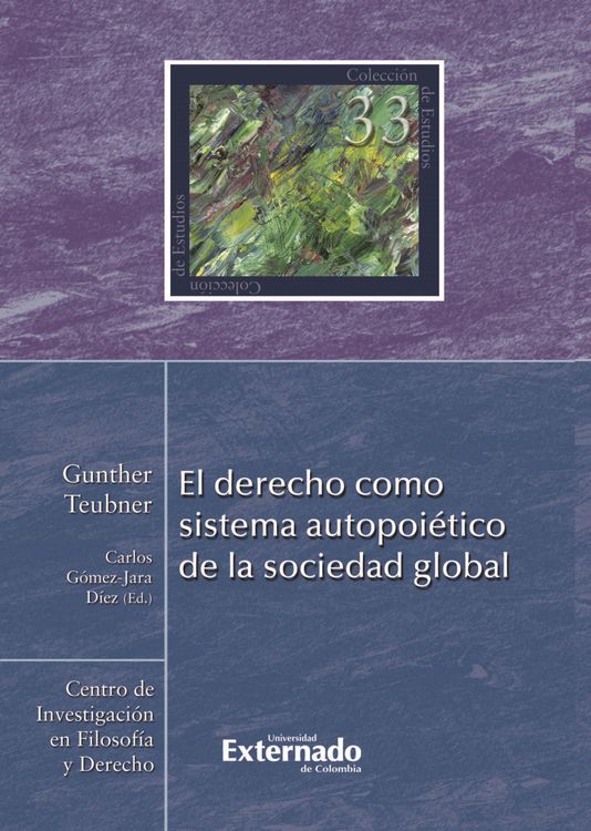 Produktbild: El derecho como sistema autopoi&eacute;tico de la sociedad global