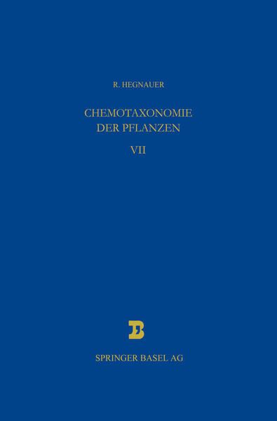 Produktbild: Chemotaxonomie der Pflanzen