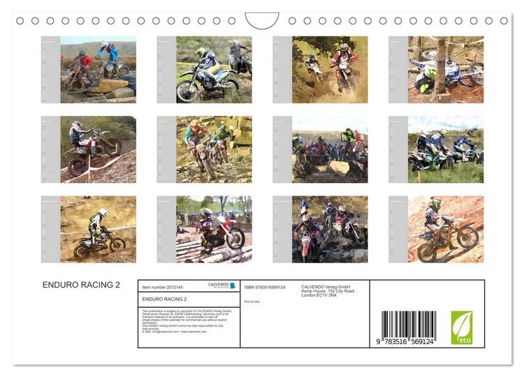 Produktbild: ENDURO RACING 2 (Wall Calendar 2026 DIN A4 landscape), CALVENDO 12 Month Wall Calendar