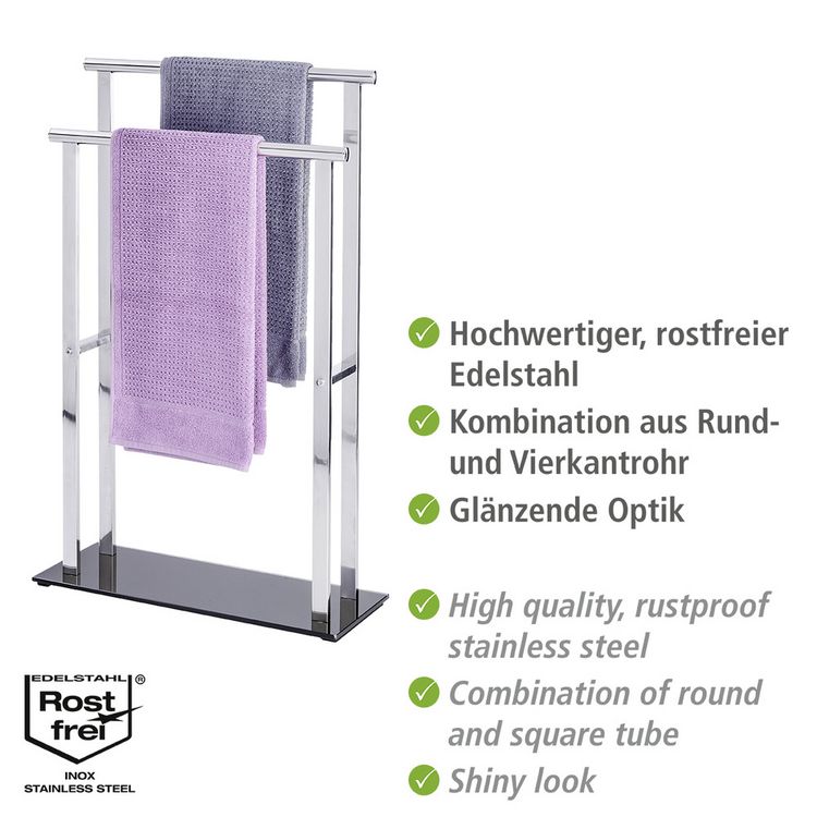 Produktbild: Handtuchbutler Mod. Lava, aus rostfreiem Edelstahl