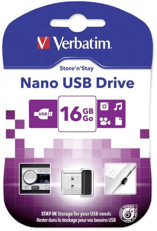 Produktbild: VERBATIM USB 2.0 Drive 16GB Nano