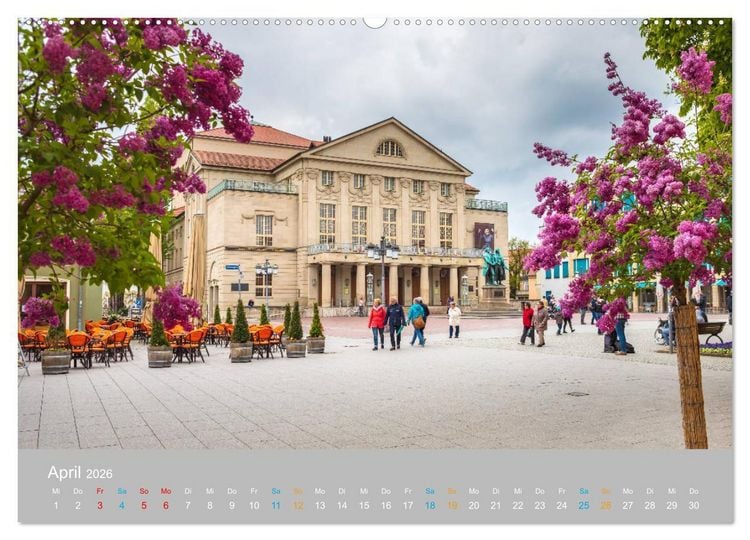 Produktbild: Weimar - das kulturelle Erbe (Wandkalender 2026 DIN A2 quer), CALVENDO Monatskalender
