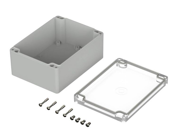 Produktbild: Bopla EUROMAS M 2381 G 02238300 Industrie-Geh&auml;use 160 x 120 x 75 Polycarbonat Lichtgrau (RAL 7035) 1 St.