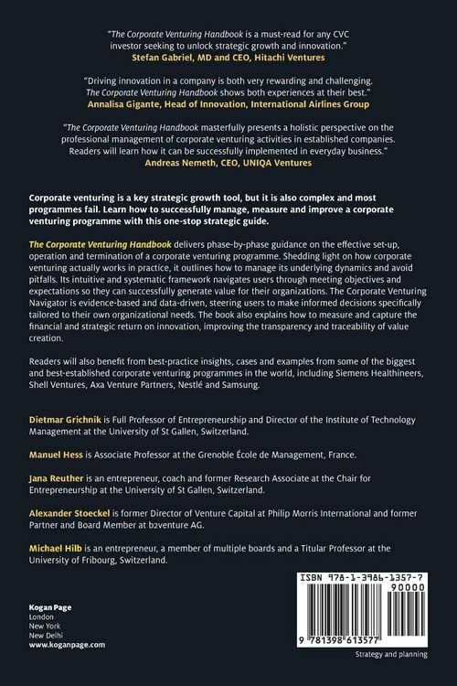 Produktbild: The Corporate Venturing Handbook