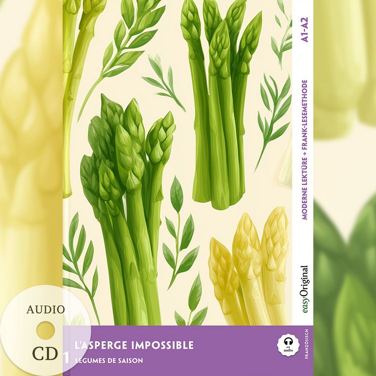 Produktbild: L'Asperge impossible - Franz&ouml;sische Krimi-Lekt&uuml;re A1-A2 (+ Audio-CD)