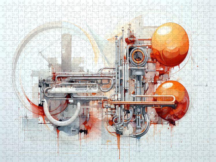 Produktbild: CALVENDO Puzzle Illusion&auml;re Geometrie | 2000 Teile Lege-Gr&ouml;&szlig;e 90x67cm Foto-Puzzle f&uuml;r gl&uuml;ckliche Stunden