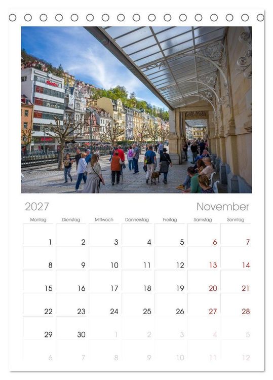 Produktbild: Tischplaner 2027 - Karlsbad / Karlovy Vary - Kleinod im Westb&ouml;hmischen B&auml;derdreieck (A5 Tischkalender zum Aufstellen) CALVENDO