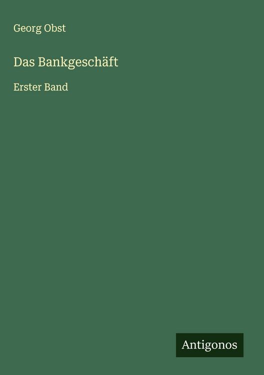 Produktbild: Das Bankgesch&auml;ft