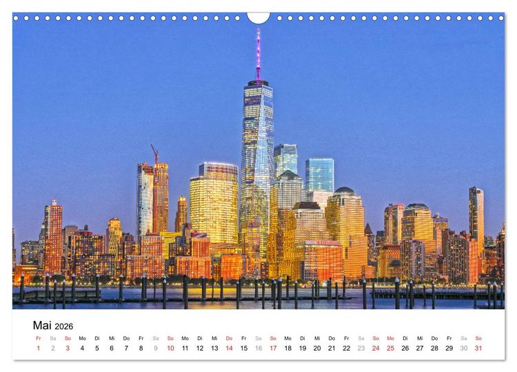 Produktbild: New York - New York. Impressionen der Mega-City (Wandkalender 2026 DIN A3 quer), CALVENDO Monatskalender
