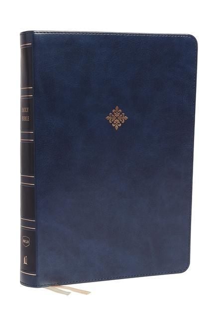 Produktbild: Nkjv, Reference Bible, Super Giant Print, Leathersoft, Blue, Red Letter Edition, Comfort Print